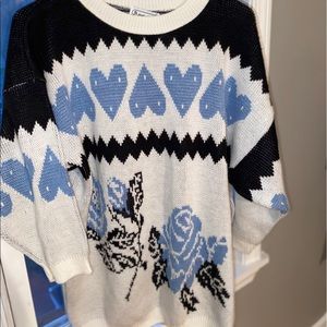 AMAZING HAND KNIT VINTAGE 80’s sweater